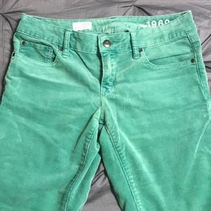 Gap Green Corduroy Pants